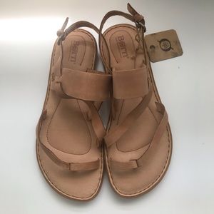 Born Favigana Leather Sandals NWT